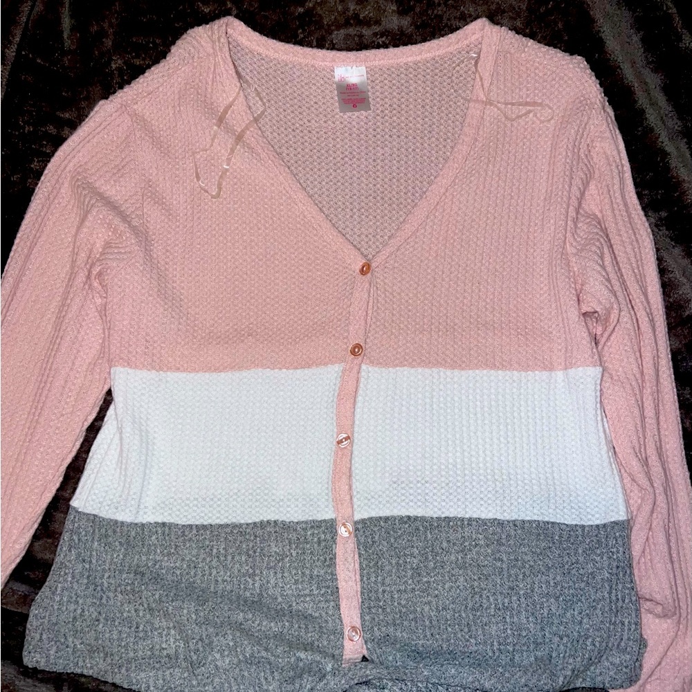 Color block sweater